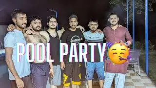 Poll party with friends🏊‍♂️|| Bohat maza aya🥰