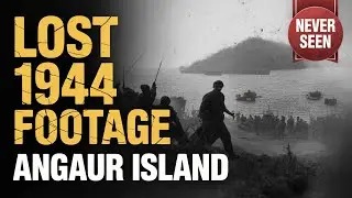 LOST WWII Footage Angaur Island 1944 Battle Restored in HD 60fps