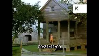 1970s Louisiana, Creole Cottage Exterior, Rural Lifestyle, Deep South