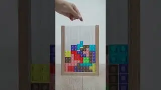 Reverse video Tetris