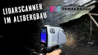 Wir testen den 3DMakerpro Eagle LiDAR-Scanner Untertage im Altbergbau und einer U-Verlagerung