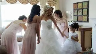 Bride's Getting Ready & Preparation at Home on Wedding Day in Toronto