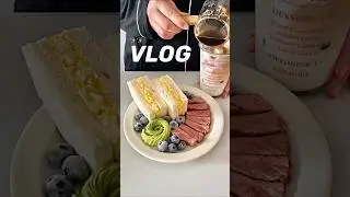 &ldquo;Vlog breakfast | Egg sandwich with steak 🥩&rdquo;