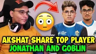 Soul Akshat share top player Jonathan and Goblin on insta 🔥 Johny react on Ishowdpeed 🇮🇳