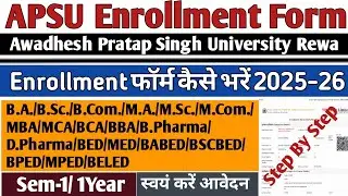 Enrollment Form Kaise Bhare | APS Enrollment Form Kaise Bhare | APSU Enrollment Form Kaise Bhare | F