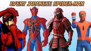 10 JAPANESE SPIDER-MEN You Should Know! (PS5 Spider-Man Remastered Arachnid Rider Suit Included)