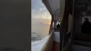 Private Sunset Speedboat Transfer at Heritance Maldives 🌅🇲🇻 #maldives #boat #beautifulnature