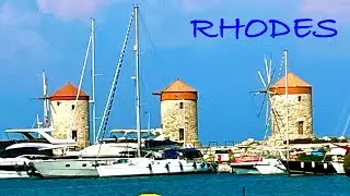 Rhodes (Rodos), Greece - Walking Tour | 4K