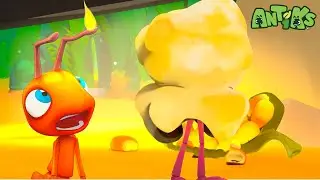 Stop the Popcorn! | Antiks | Moonbug No Dialogue Comedy Cartoons for Kids