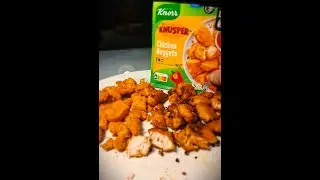 KNUSPER CHICKEN NUGGETS !!! #test in #airfryer #heißluftfritteuse und als #pfannengericht