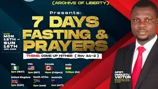 SUNDAY SUPERNATURAL/ PROPHETIC SERVICE || GRAND FINALE OF 7 DAYS FASTING & PRAYERS ( Sun 18/01/25)