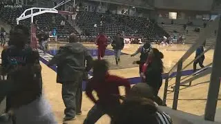 Gunfire erupts at a basketball game in Dallas