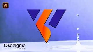 V Letter Logo Design Illustrator |Design 5| Lettermark Logo Series | Codeigma Learning