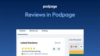 Reviews in Podpage