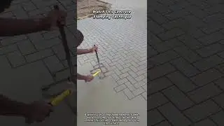 Watch This Interesting Concrete Stamping Technique
