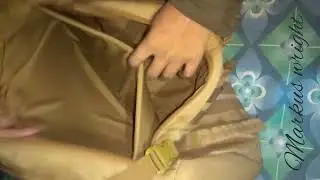 F-gear 36 litter hiking bag pack side open after 4 month use.