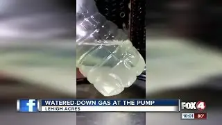 Watered-down gasoline from Florida gas station
