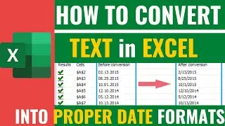 How to Convert Text into Dates