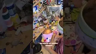Gorras pintadas a mano, paso a paso.