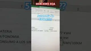 Mercedes EQA 530km de autonomia??? #cargador #elonmusk #tesla #coches #superchargers