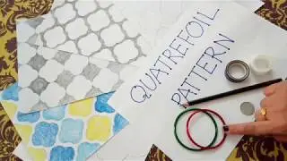 DIY-4 PM Quatrefoil and half quatrefoil pattern
