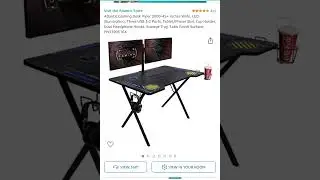 76 % off Atlantic Gaming Desk Viper 3000-45+ inches Wide, LED Illumination