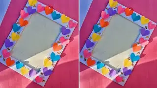HOW TO MAKE PHOTO FRAME AT HOME / DIY PHOTO FRAME 