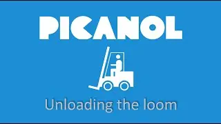 How to unload the loom correctly.