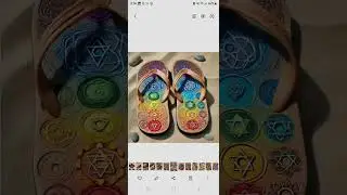 sneakers generated with AI  based off of different crystals people tend to carry like I do.