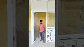 #aluminium partition full door