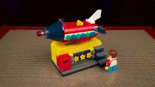 Space Rocket Ride - LEGO Stop Motion Animation and Build