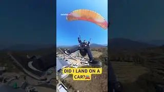 Control over chaos 🪂 #paragliding#shorts#adventureshorts#travelshorts#landing