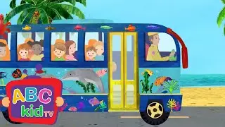 Wheels on the Bus & Vehicles Song 🚍 |  ABC Kid TV Nursery Rhymes & Kids Songs