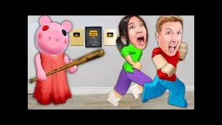 ROBLOX PIGGY In Our Safe House! Piggy Book 2 Chapter 3 Game Challenges with Ex Hacker!