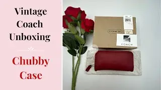 Vintage Coach Unboxing | Chubby Case | Cristina Moda Vintage Shop