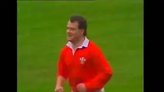MESMERISING IEUAN EVANS TRY WALES V SCOTLAND 1987 FIVE NATIONS RUGBY MATCH