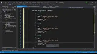 ASP.NET 5 WEB API Development - 11 seed data in tables