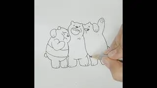 We Bare Bears #drawing #coloring #howtodraw #drawingtutorial