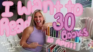All The Books I Want To Read In April -30+ books I think I have lost my mind!-