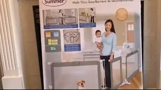 Summer Infant Custom Fit Safety Gate Blogger Review
