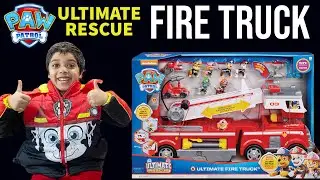 Pawpatrol Ultimate Rescue Fire truck Unboxing and Review