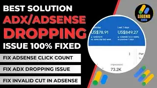Google AdSense / AdX Dropping Issue Fix 🔥 Google Adsense Click Count🔥 AdX Impression Drop Fix