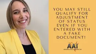 I Entered With A Fake Document. Do I Need a Fraud Waiver With My Adjustment of Status?
