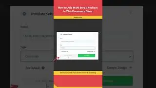 How to Add Multi Step Checkout in woocommerce store using ShopLentor #woocommerce #checkout