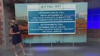 'Astronomical' Fall starts on Sept. 23 but for meteorologists fall has already begun