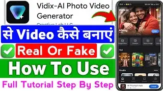 vidix ai photo video generator || vidix ai photo video kaise banaye || vidix ai app | vidix ai photo