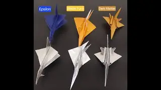 How to Make 3 Origami Fighter Jets That All Fly | Epsilon, Blade Fury, and Dark Matter Tutorial