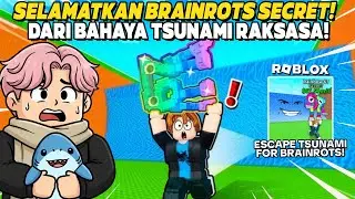 CHALLENGE DAY 1 MAIN LANGSUNG BIKIN BASE FULL SECRET! Escape Tsunami For Brainrots Roblox Indonesia!