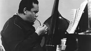 Charles Mingus plays piano, spontaneous improvisations, 
