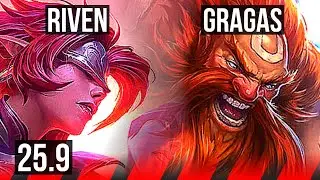 RIVEN vs GRAGAS (TOP) | EUNE Master | 25.9